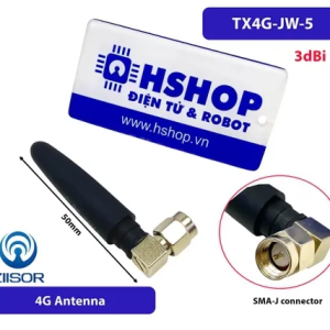 Anten 4G 3dBi 50mm SMA-J (Male) TX4G-JW-5 Glue Rod Antenna Ziisor